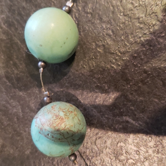 Genuine handmade turquoise necklace - Picture 3 of 6